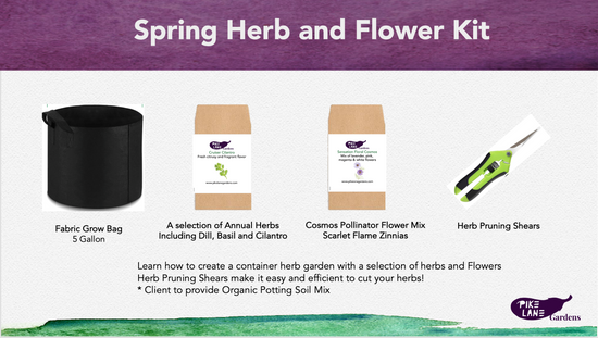 Spring/Summer Herb and Flower Kit