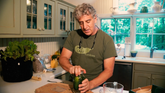 A live demonstration of making refrigerator pickles