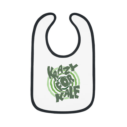 "Krazy for Kale" Baby Bib