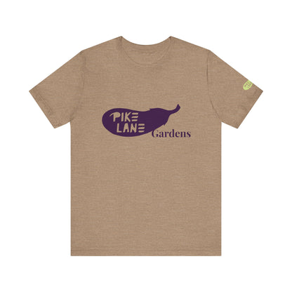 Pike Lane Gardens Logo Tee - Leaf, Heather Tan or Sage