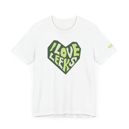 "I Love Leeks" Tee - White