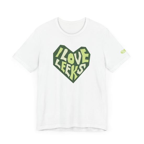 "I Love Leeks" Tee - White