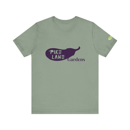 Pike Lane Gardens Logo Tee - Leaf, Heather Tan or Sage
