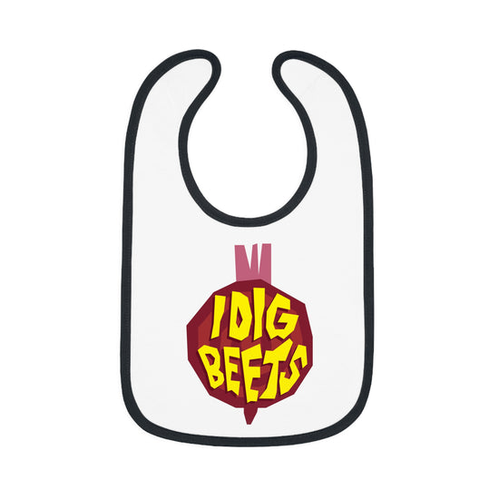 "I Dig Beets" Baby Bib